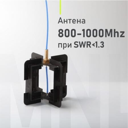 Квадрофілярна антена 800-1000Mhz