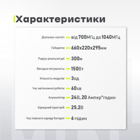 Характеристики 700-1040гц